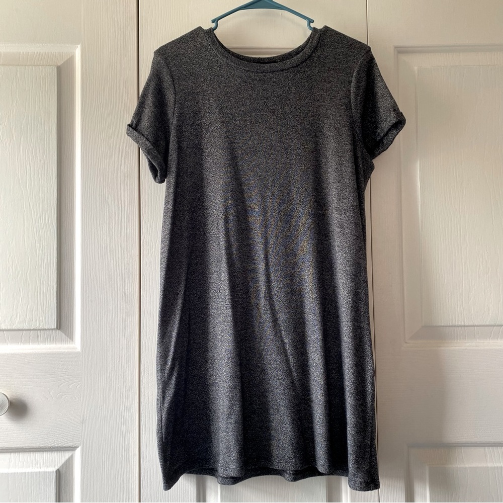 Forever 21 Grey T-Shirt Dress